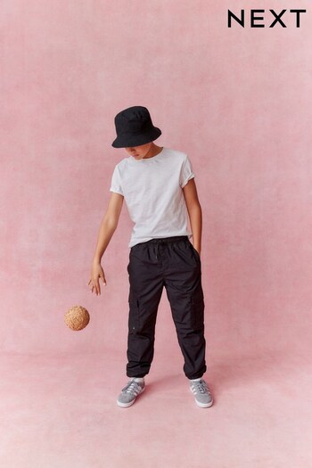 Black Cargo Style Trousers (3-16yrs) (C52750) | £22 - £27