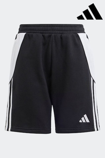 adidas Black/White Tiro 24 Sweat Shorts (C52767) | £23