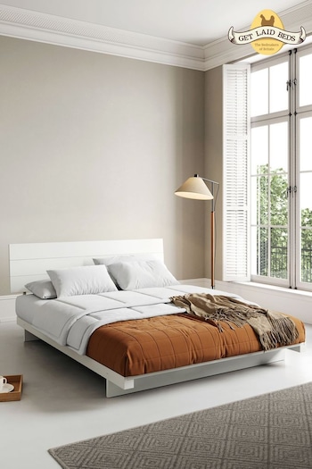 Get Laid Beds White Low Fuji Attic Solid Wood Bed (C52973) | £660 - £735