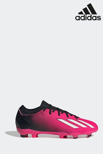 adidas Pink Kids X Speedportal.3 Firm Ground Boots (C53029) | £50