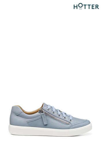 Hotter Blue Chase II Lace-Up/Zip Deck Shoes (C53111) | £99