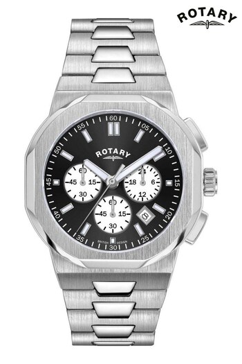 Rotary Gents Black Regent Watch (C53273) | £309