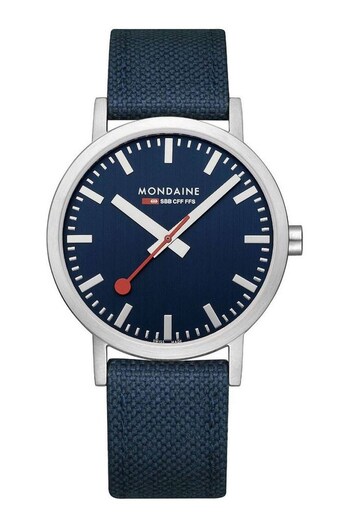 Mondaine Blue Deep Ocean Classic Watch (C53414) | £209