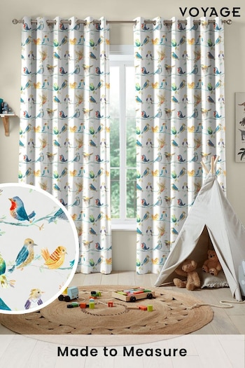 Voyage Sunshine Birdy Branch Made To Measure Curtains (C53455) | £100