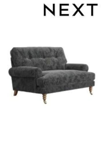 Casual Boucle/Charcoal Erin Buttoned Back Deep Relaxed Sit (C53475) | £499 - £2,025