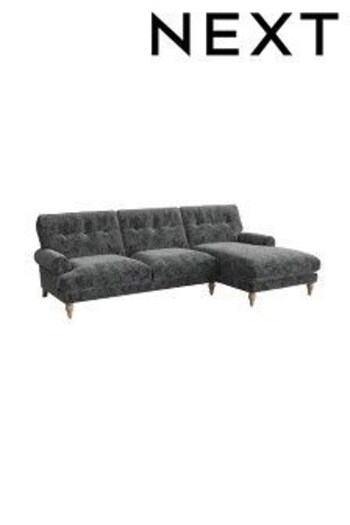 Casual Boucle/Charcoal Erin Buttoned Back Deep Relaxed Sit (C53475) | £499 - £1,999