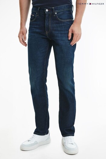 Tommy Hilfiger Blue Denton Straight Fit Stretch Jeans (C53478) | £100