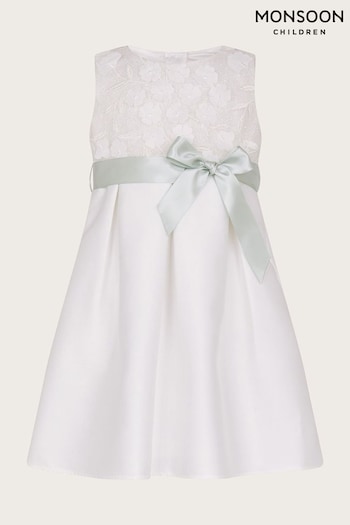 Monsoon Natural Baby Anika High Low Bridesmaid Dress (C53545) | £46 - £51