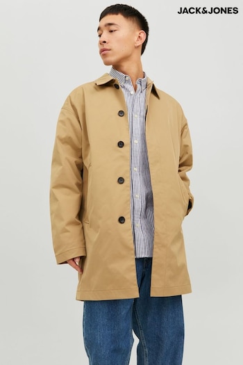 JACK & JONES Brown Smart Mac Coat (C53920) | £60