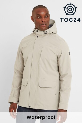 Tog 24 Mens Cream Bewley Waterproof Jacket (C54073) | £99