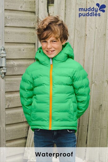 Muddy Puddles Recycled Waterproof Puffer Jacket (C54099) | £79