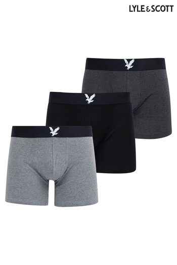 Lyle And Scott Jonathan Premium Underwear Trunks  3 Pack (C54291) | £31