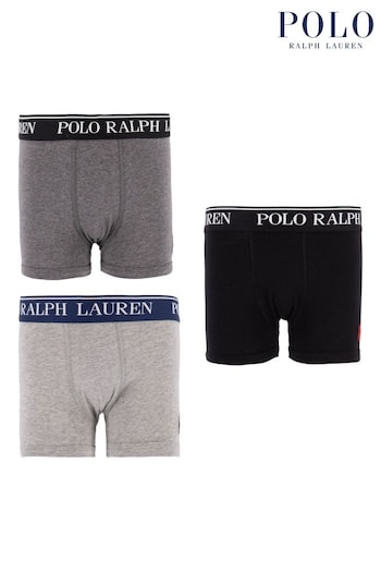Polo Ralph Lauren Boys Cotton Stretch Logo Boxers 5 Pack (C54294) | £40