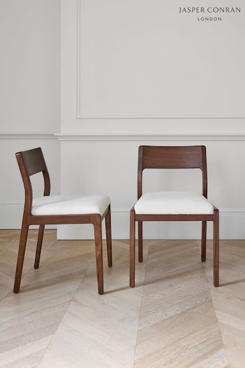 Jasper Conran London Set of 2 Belgrave Dining Chairs (C54408) | £550