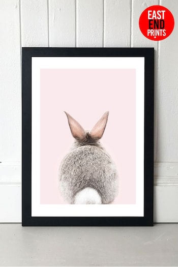 East End Prints Black Baby Bunny Tail Print by Sisi and Seb (C54423) | £42 - £110