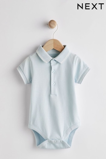Blue Baby Polo Shirt Bodysuit (C54450) | £7.50 - £8.50