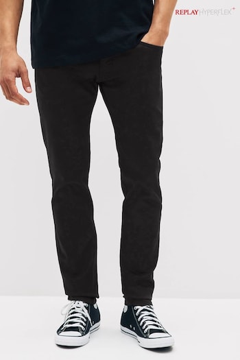 Replay Dark Blue Slim Fit Anbass Rib Jeans (C54461) | £120
