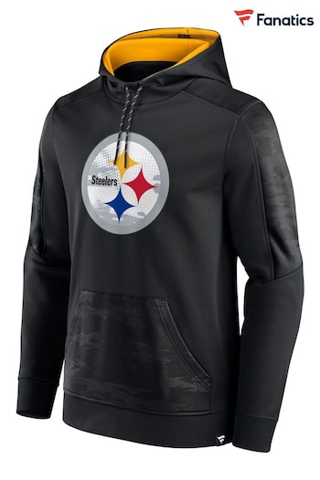 Fanatics NFL Pittsburgh Steelers Iconic Defender Black Hoodie (C54777) | £55