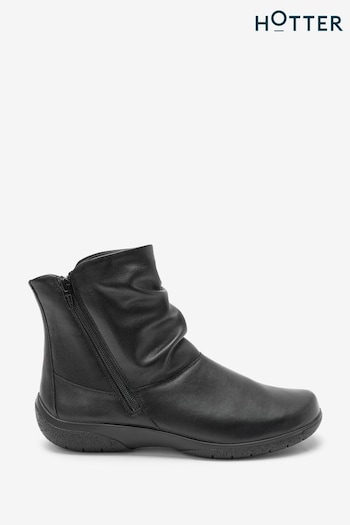 Hotter Black Hotter Whisper Zip Fastening Boots (C54799) | £99