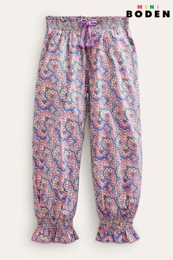 Boden Pink Printed Balloon Leg Trousers (C54867) | £27 - £31