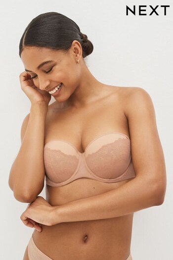 Nude Trapped Lace Smooth Strapless Bra (C54898) | £20