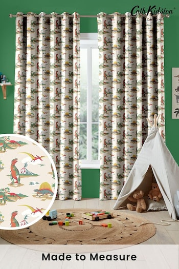 Cath Kidston Multi Kids Dino Made To Measure Curtains (C54961) | £91