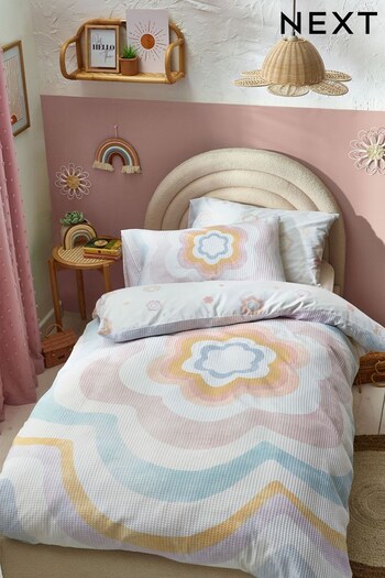 Natural Flower Print Duvet Cover and Pillowcase Set (C55160) | £31 - £44