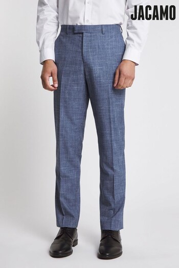 Jacamo Blue Texture Suit: Trousers (C55202) | £45