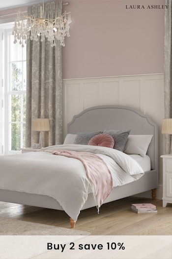 Laura Ashley Vivienne Soft Silver Bytham Bed (C55213) | £525 - £675