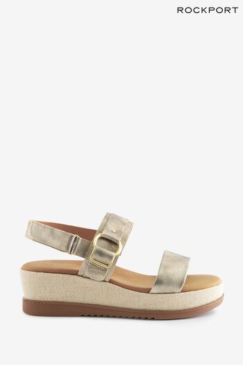 Rockport Natural Delanie Piece Sling Sandals (C55371) | £90