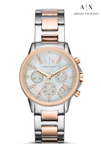 Armani Exchange Ladies Silver Tone Watch (C55438) | £219