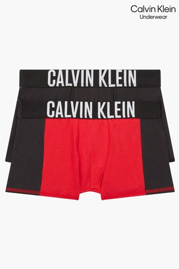 Calvin Klein Boys Red Intense Power Boxers 2-Pack (C55516) | £28