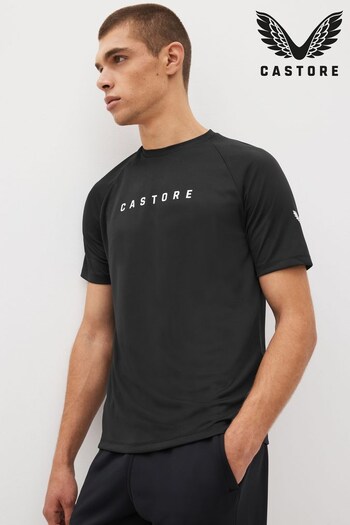 Castore Black Raglan T-Shirt (C55522) | £32