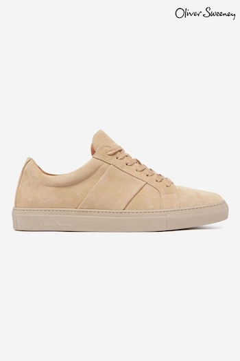 Oliver Sweeney Quintos Brown Calf Suede Cupsole Trainers (C56377) | £199