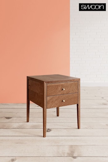 Swoon Brown Valente Bedside Table (C56565) | £249