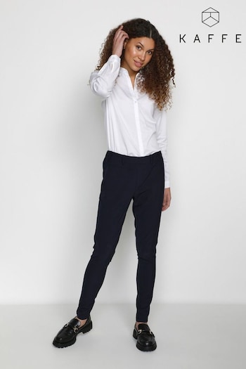 Kaffe Blue Jillian Slim Fit Trousers (C56769) | £60