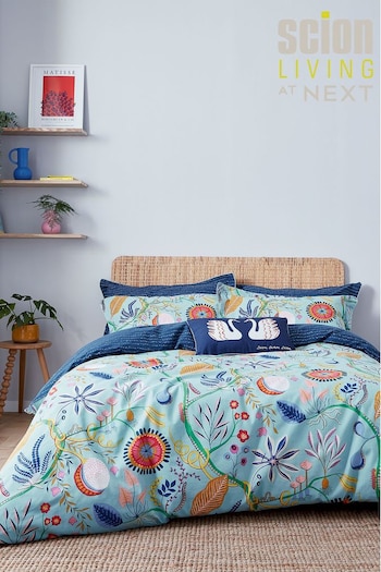 Scion Blue Jackfruit & The Beanstalk Duvet Cover and Pillowcase Set (C56814) | £50 - £95