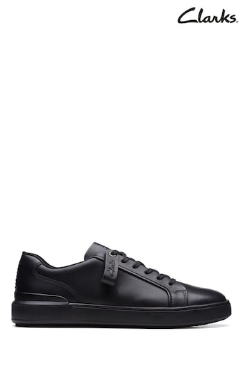 Clarks Black Court Lite Move Shoes (C57047) | £80