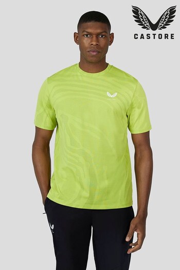 Castore Yellow Core Tech T-shirt (C57584) | £32