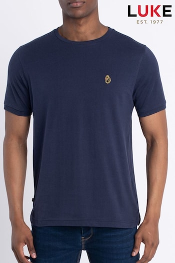 Luke 1977 Blue Traffs Very Dark T-Shirt (C57591) | £28