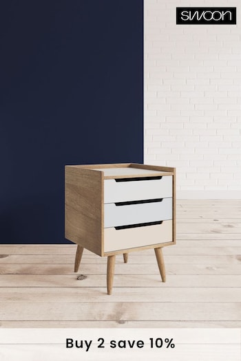 Swoon Grey Southwark Bedside Table (C57746) | £219
