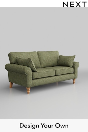 Chunky Boucle Easy Clean/Mid Green Mallory (C57848) | £475 - £1,525