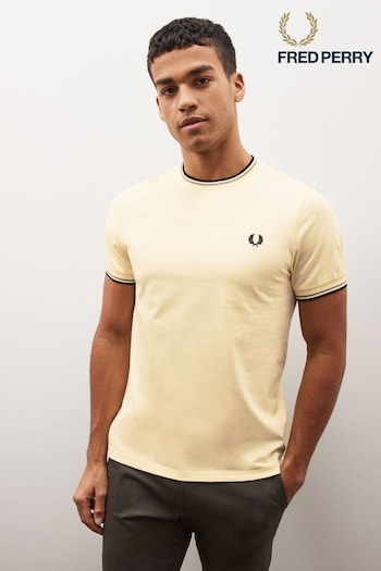 Fred Perry Twin Tipped Logo T-Shirt (C58029) | £45