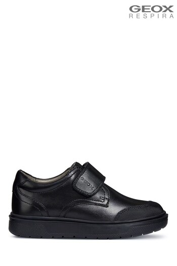 Geox Junior Boys Riddock Black Shoes (C58221) | £47.50 - £52.50