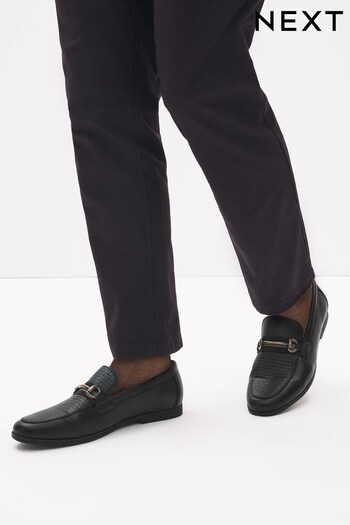 Black Snaffle Loafers (C58418) | £39