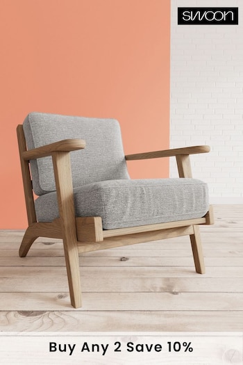 Swoon Houseweave Thunder Grey Karla Chair (C58845) | £849