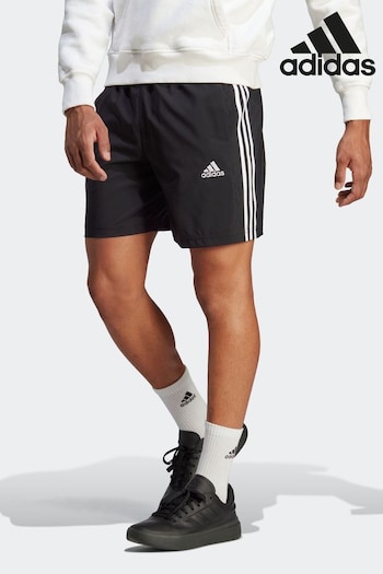 adidas Black Sportswear Aeroready Essentials Chelsea 3-Stripes Shorts (C58901) | £23