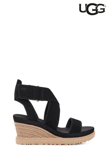 UGG Ilena Ankle Strap Wedge Sandals (C59200) | £110