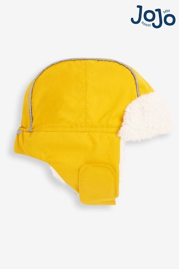 JoJo Maman Bébé Mustard Cosy Waterproof Hat (C59702) | £14.50