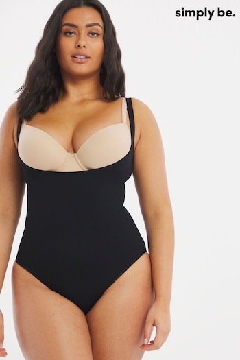 Simply Be Magisculpt Black Wear Your Own Bra Seamfree Control Body (C60207) | £22